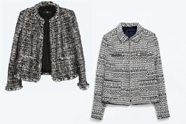 Chanel, Zara, Tweed, Jacket,